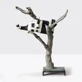 John Kelly, Cow Up a Tree 1999, 1999, bronze, edition 5 of 9