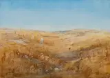 Arthur Boyd, Mining Country (1966), 1966, oil and tempera on composition board