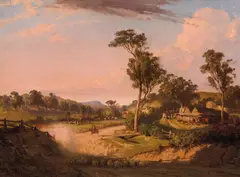 Louis Buvelot, Summer Afternoon, Templestowe 1867, 1867, oil on canvas