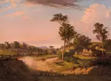 Louis Buvelot, Summer Afternoon, Templestowe 1867, 1867, oil on canvas