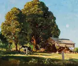 Arthur Streeton, Peter and the Blackwood Tree (1933)