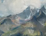 Tom Roberts, Pizzo Dei Piani 1913, 1913, oil on board