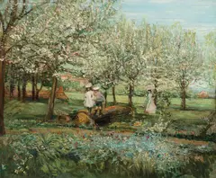 Charles Conder, Apple Blossoms (circa 1905), 1905, oil on canvas