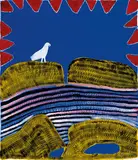 Ginger Riley Munduwalawala, Ngak Ngak in Limmen Bight Country 1990, 1990, synthetic polymer paint on canvas