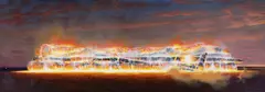 Tim Storrier, The Empire of the Coals 2006, 2006, synthetic polymer paint on canvas