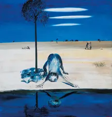 Narcissus with Three Clouds (1979) by Arthur Boyd, 1979, oil on canvas, offered Apr 2024