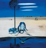 Arthur Boyd, Narcissus with Three Clouds (1979), 1979, oil on canvas