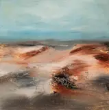 Sidney Nolan, Stony Desert 1964, 1964, oil on composition board