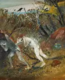 Arthur Boyd, The Expulsion, oil on board