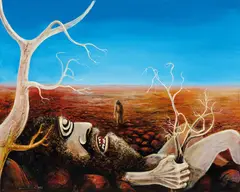 David Boyd, Wills Alone 1958, 1958, oil on composition board
