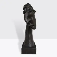 Joel Elenberg, Anna (1979), 1979, bronze and black Belgium marble, edition 5 of 6, plus 2 artist's proofs