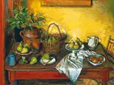 Margaret Olley, Basket of Pears (1995)