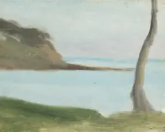 Clarice Beckett, Ricketts Point, oil on board