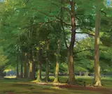 Arthur Streeton, The Cedars, Combe Bank (1913)