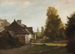 Max Meldrum, Le Clocher (Après Midi) (1908) The Bell Tower (Afternoon), oil on canvas