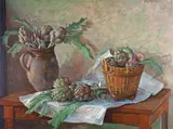 Margaret Olley, Artichokes (1974)