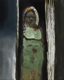 Sidney Nolan, Figure 1963, 1963, synthetic polymer paint on composition board
