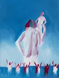Sidney Nolan, Bather 1975, 1975, synthetic polymer paint on composition board