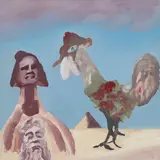Notes for Oedipus 1975 by Sidney Nolan, 1975, synthetic polymer paint on composition board, sold Sep 2023