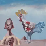 Notes for Oedipus 1975 by Sidney Nolan, 1975, synthetic polymer paint on composition board, sold Sep 2023