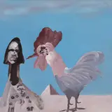 Notes for Oedipus (1975) by Sidney Nolan, 1975, synthetic polymer paint on composition board, sold Sep 2023