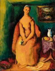 Constance Stokes, Holiday (1948), 1948, oil on composition board