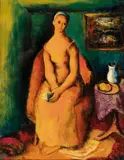 Constance Stokes, Holiday (1948), 1948, oil on composition board