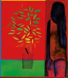 Dreaming Girl (1967) by Charles Blackman, 1967, oil on canvas, offered Aug 2023