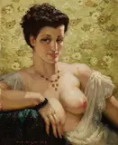 Norman Lindsay, Rita (circa 1940), 1940, oil on canvas