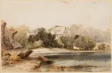 Conrad Martens, Greycliffe House, Vaucluse, Sydney (1854)