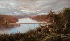 William Piguenit, The Lane Cove River 1887, 1887, oil on canvas