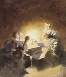 Norman Lindsay, (The Meeting) (1917)