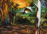 Albert Tucker, Ibis 1978, 1978, synthetic paint on composition board