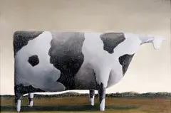 John Kelly, Dobell's Cow (14) 1993, 1993, oil on canvas
