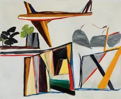 Ken Whisson, Country Sleep 1980, 1980, oil on canvas