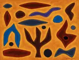 John Coburn, Early Bird I 1995, 1995, oil on canvas