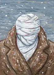 Peter Booth, Painting (Figure with Bandaged Head) 2004, 2004, oil on canvas