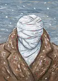 Peter Booth, Painting (Figure with Bandaged Head) 2004