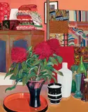 Criss Canning, Waratah and Studio Detail (2003), 2003, oil on board