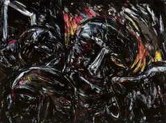 Peter Booth, Untitled 1979 1979, 1979, oil on paper