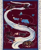 Brett Whiteley, PINTON FRÈRES, TAPISSIERIE D'AUBUSSON, FRANCE (MANUFACTURER) The River (1976), 1976, wool and cotton, edition 3 of 6 (of which only 3 were made)