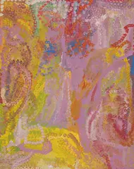 Emily Kngwarreye, Merne Alhalkere (1993), 1993, synthetic polymer paint on canvas