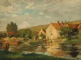 Rupert Bunny, The Lock Keeper's House, Normandy (circa 1902)