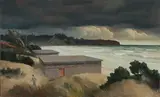 Rick Amor, Dark Day Long Island, Victoria 2014, 2014, oil on canvas