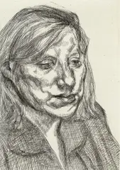 Lucian Freud, Head of IB (1988), 1988, etching on paper, edition 9 of 40, plus 10 artist's proofs, 2 printer's proofs