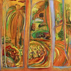 Brett Whiteley, Vision of Bali 1976-1978, 1976-1978, oil on canvas