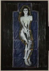 Julie Rrap, Persona and Shadow: Puberty 1984, 1984, Cibachrome print; edition 6 of 9 from an edition of 9, plus 2 artist's proofs