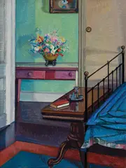 Roy De Maistre, The Iron Bedstead (1928), 1928, oil on canvas
