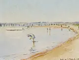 Arthur Boyd, Jetty at Rosebud 1938