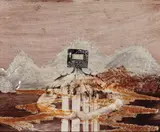Ned Kelly 1967 by Sidney Nolan, 1967, oil on paper on board, sold Aug 2022